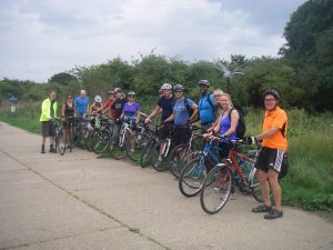Hounslow Heath and the 'Dragonfly', with some Kingston Cyclists