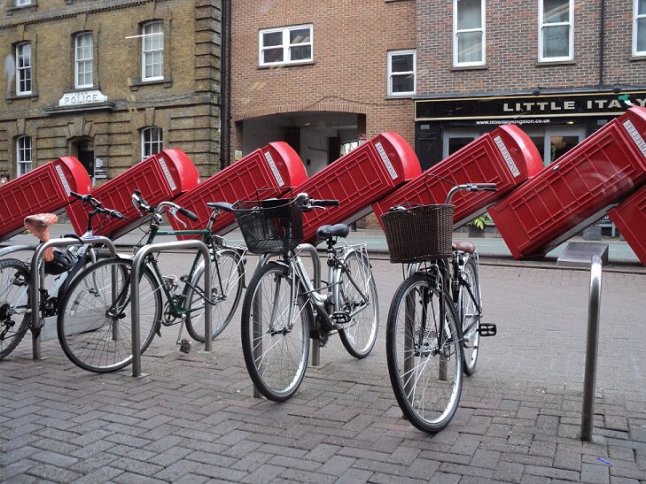 Bike parking in Kingston