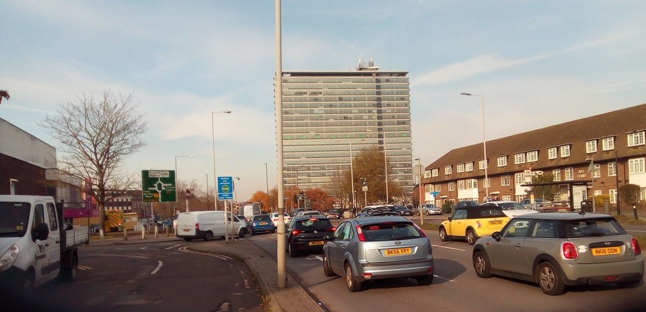 Tolworth Tower Traffic